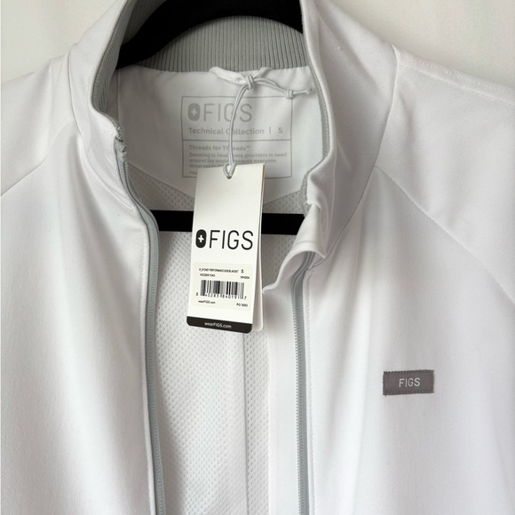 Figs White “Sydney” Scrub Jacket - Picture 4 of 6